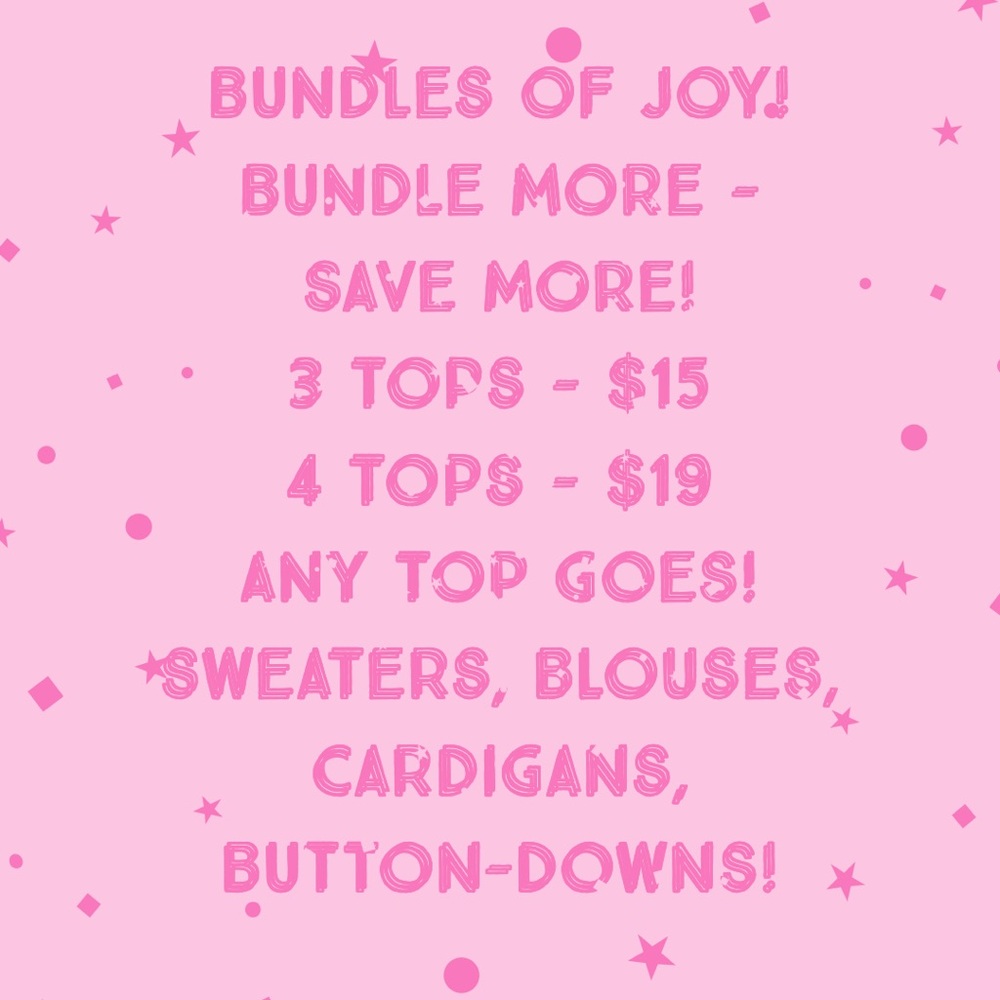 Closet clean out! Bundle to save!